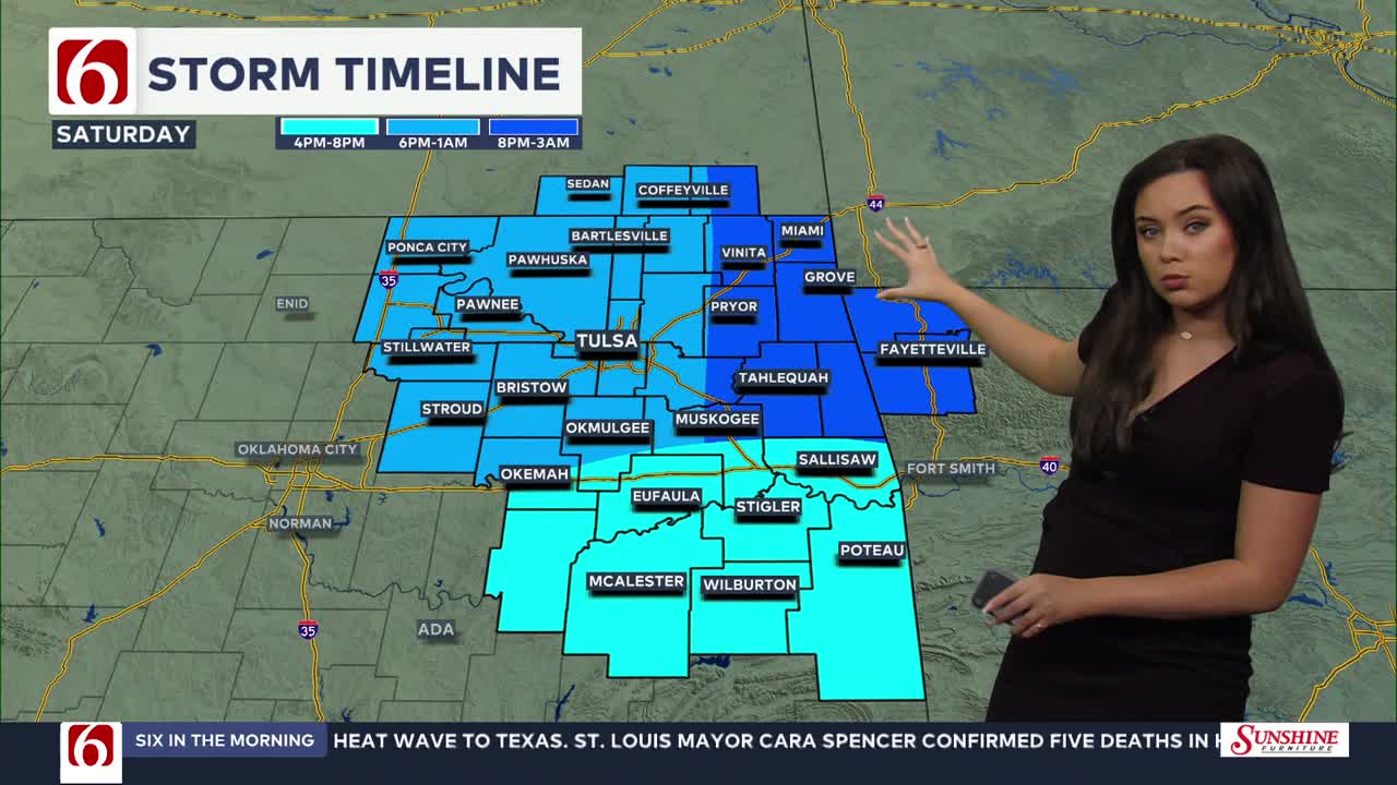 Chloe Arroyo's Saturday morning forecast
