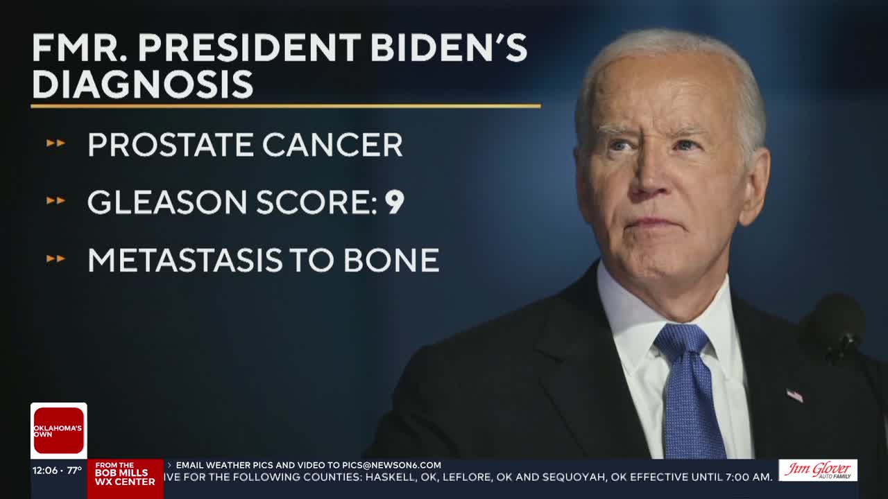 Biden diagnosed with 'aggressive form' of prostate cancer, his office says