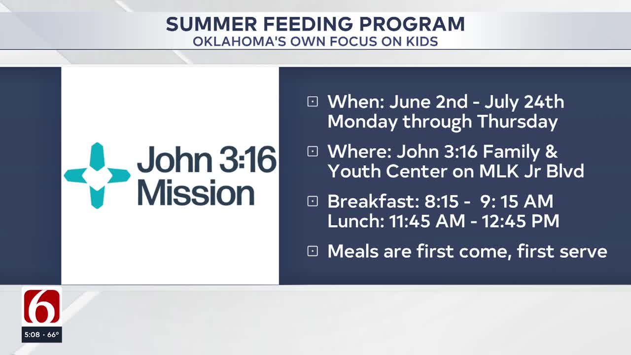 John 3:16 Mission feeds Tulsa youth with free summer meals