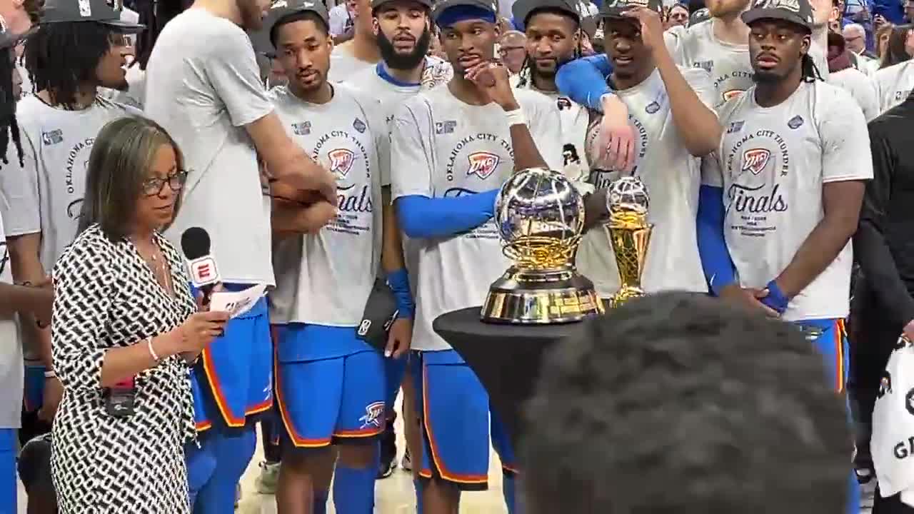 Trophy presentation