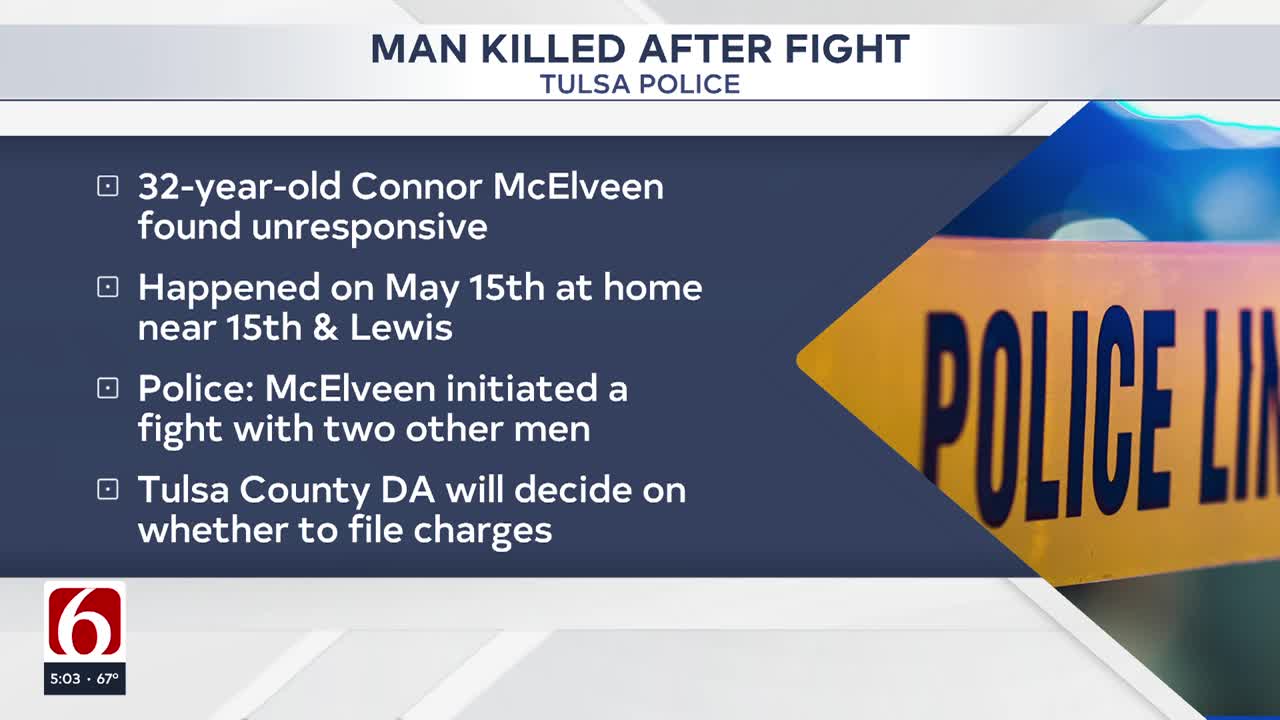 Incident at Tulsa home leads to deadly altercation: Homicide investigation underway