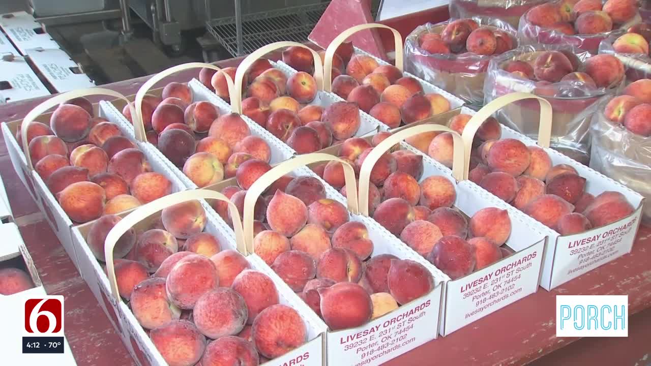 Peach season begins in Oklahoma's peach capital