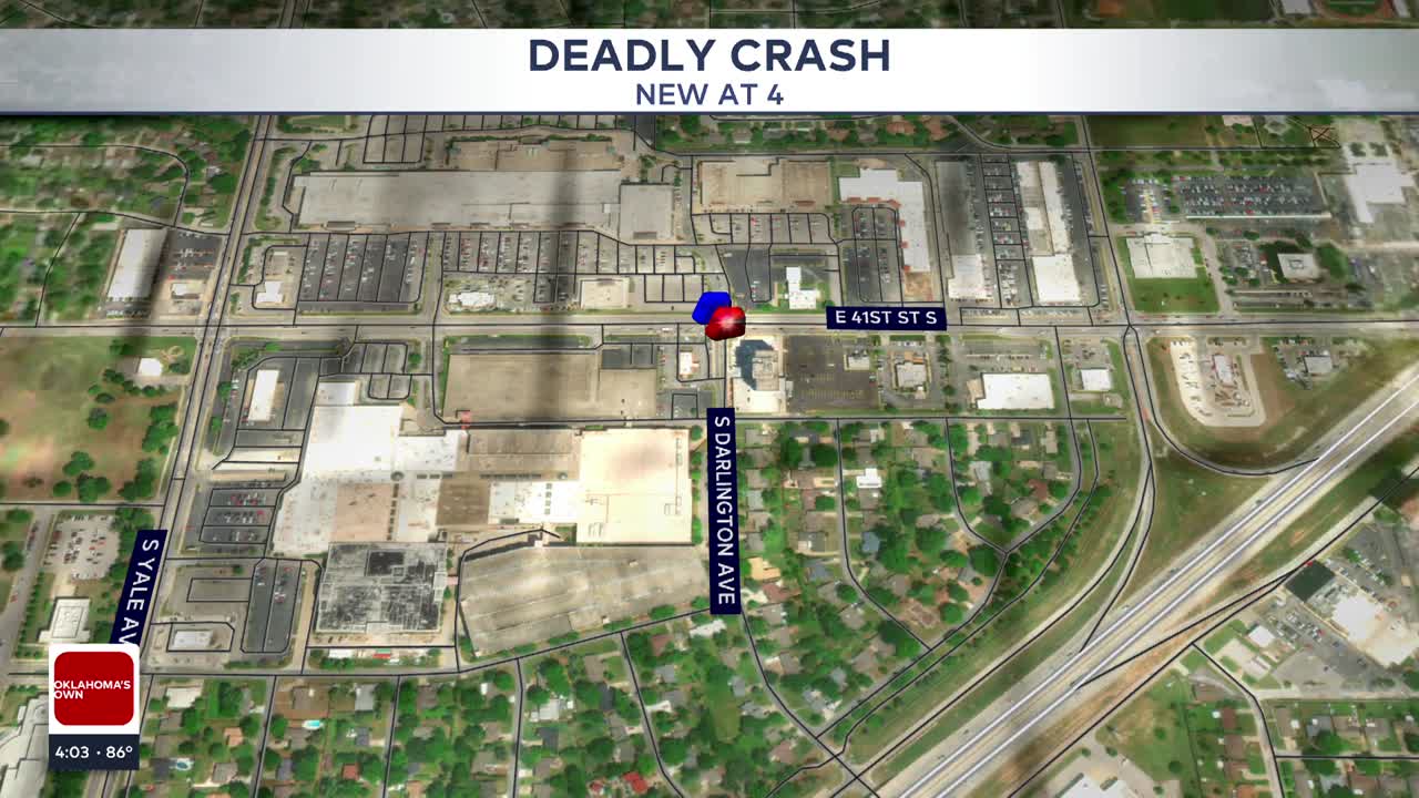 21-year-old dies at hospital following crash in Tulsa