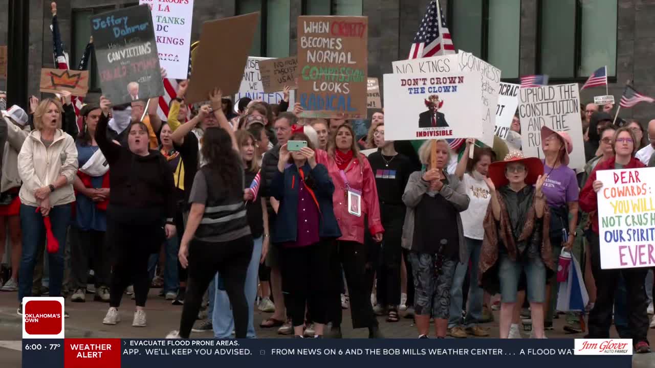 Oklahoma State Rep. McCane speaks out against authoritarianism at 'No Kings' protest