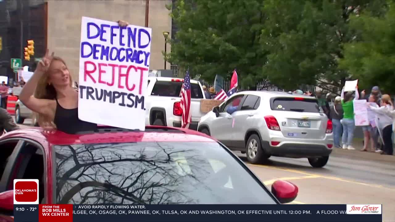 Oklahoma State Rep. McCane speaks out against authoritarianism at 'No Kings' protest