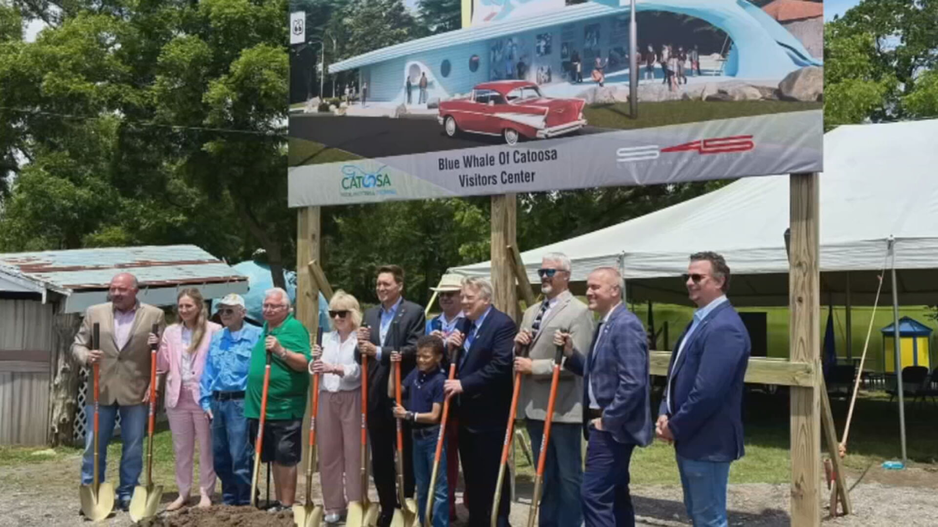 Catoosa breaks ground on $2 million Blue Whale park upgrades
