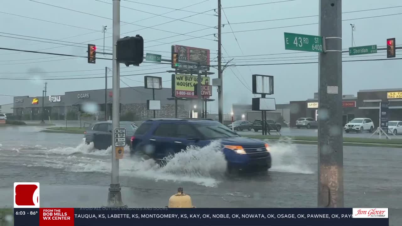 Funding pulled to repair chronic flooding trouble spot at 43rd and Sheridan in Tulsa, city working on conceptual plan