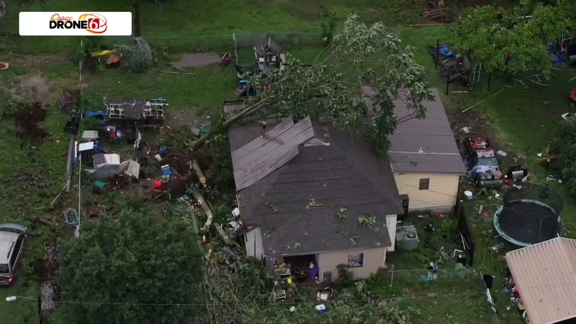 Overnight storms cause tree and property damage in Ramona