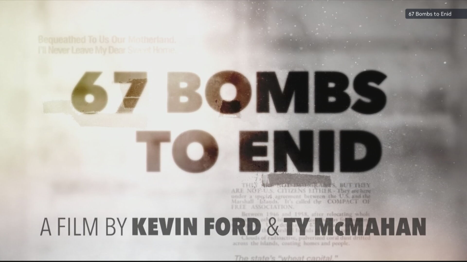 '67 Bombs to Enid' wins best documentary at deadCenter film festival