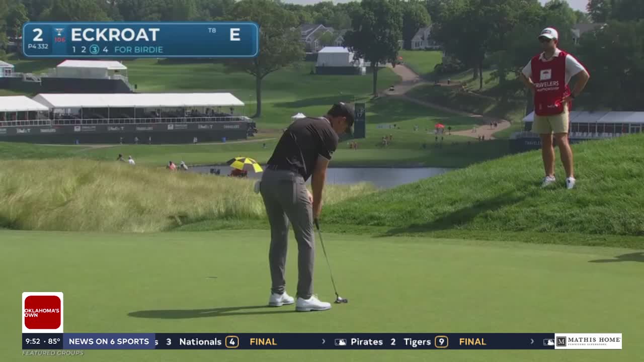 Former OSU Golfer tied for lead at the Travelers Championship