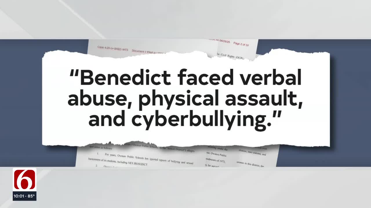 Family of Nex Benedict files federal lawsuit against Owasso Public Schools