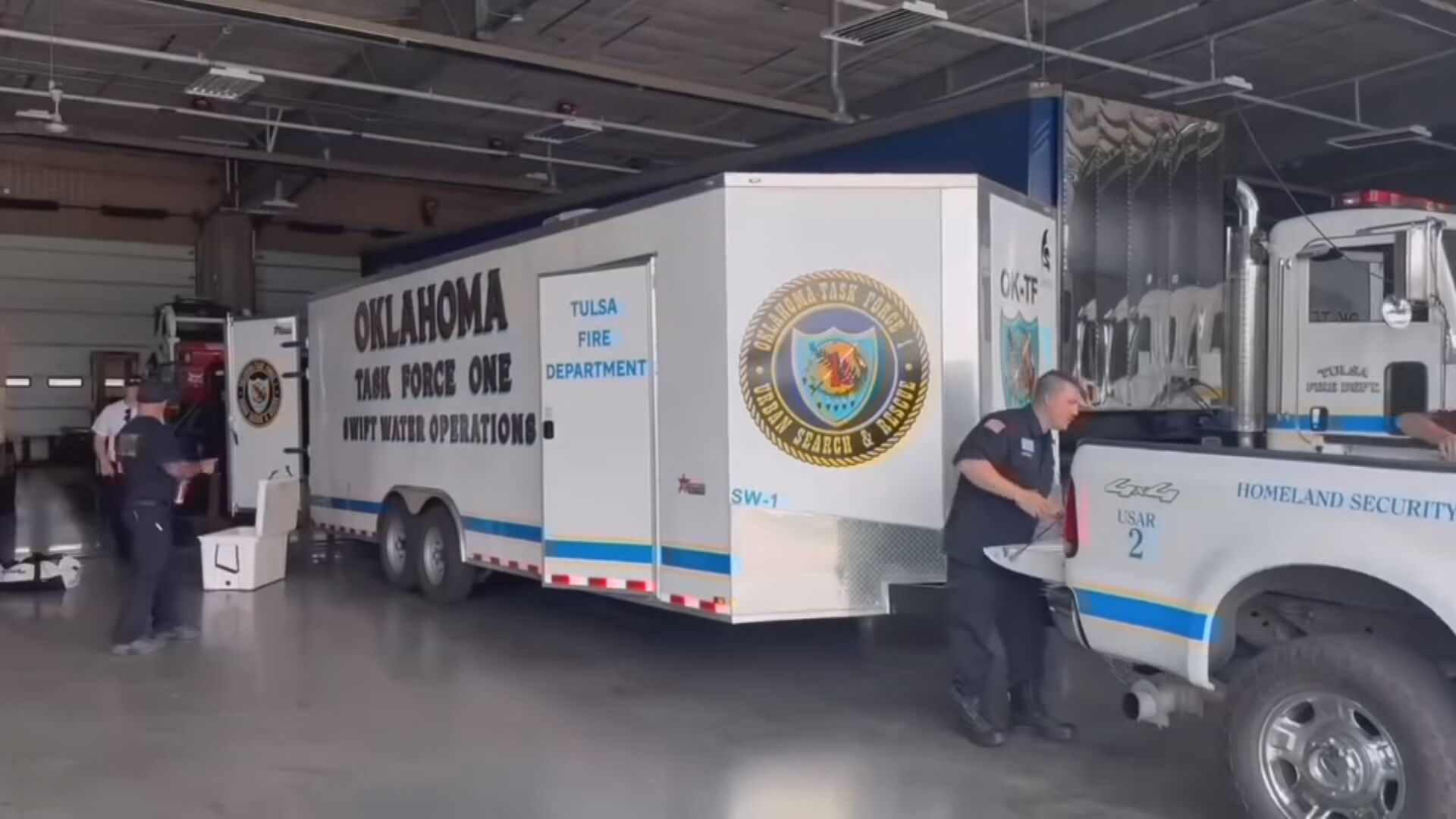 Oklahoma Task Force 1, Baptist Disaster Relief aids Texas flood response