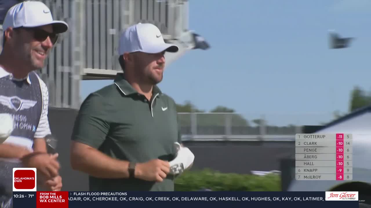 Former OU Sooner Chris Gotterup tied for the lead at the Scottish Open