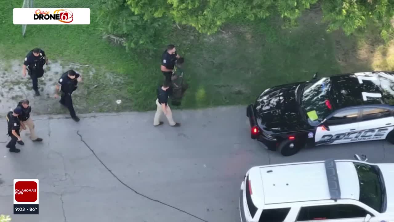 Sapulpa Police arrest suspect after foot chase
