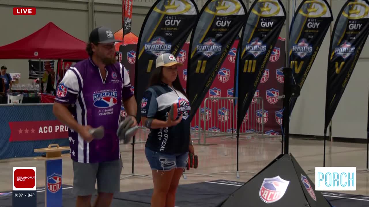 Bags are flying at World Championships of Cornhole in Tulsa