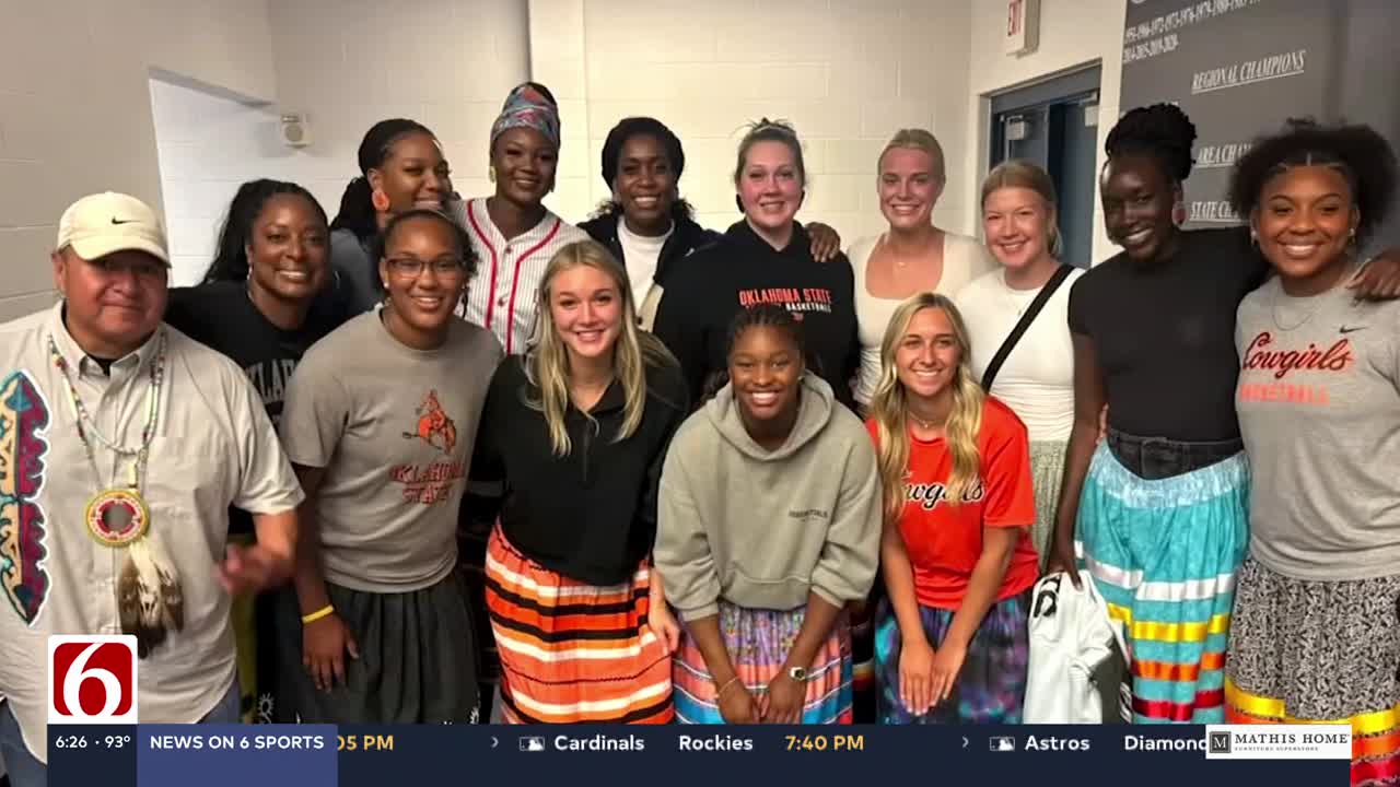 From the court to culture: OSU Cowgirls immerse in Powwow experience
