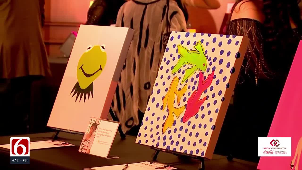 Local Artists Create New Artwork at Gathering Place Amid Rain Delays