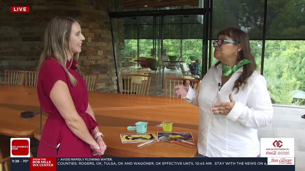 Tulsa Girls Art School students leave artistic mark on Gathering Place
