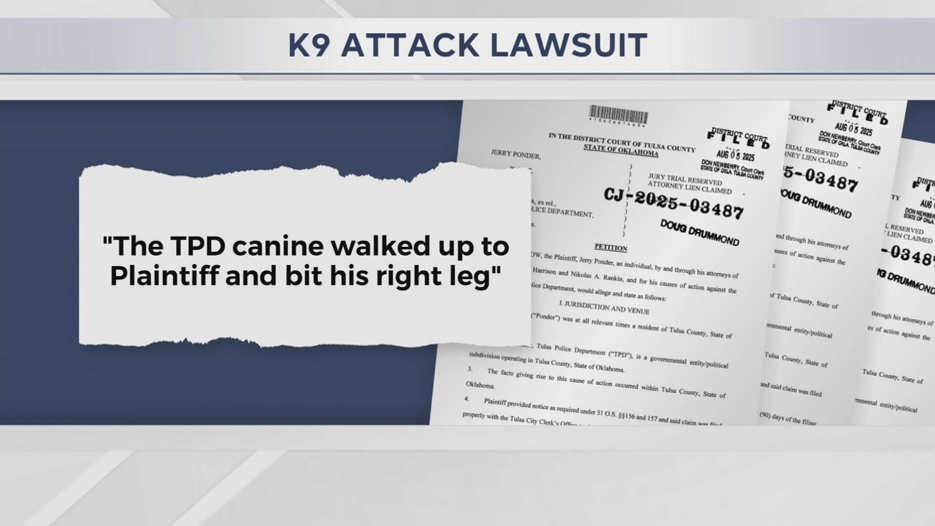 Tulsa man sues city after police K9 attack leaves him hospitalized