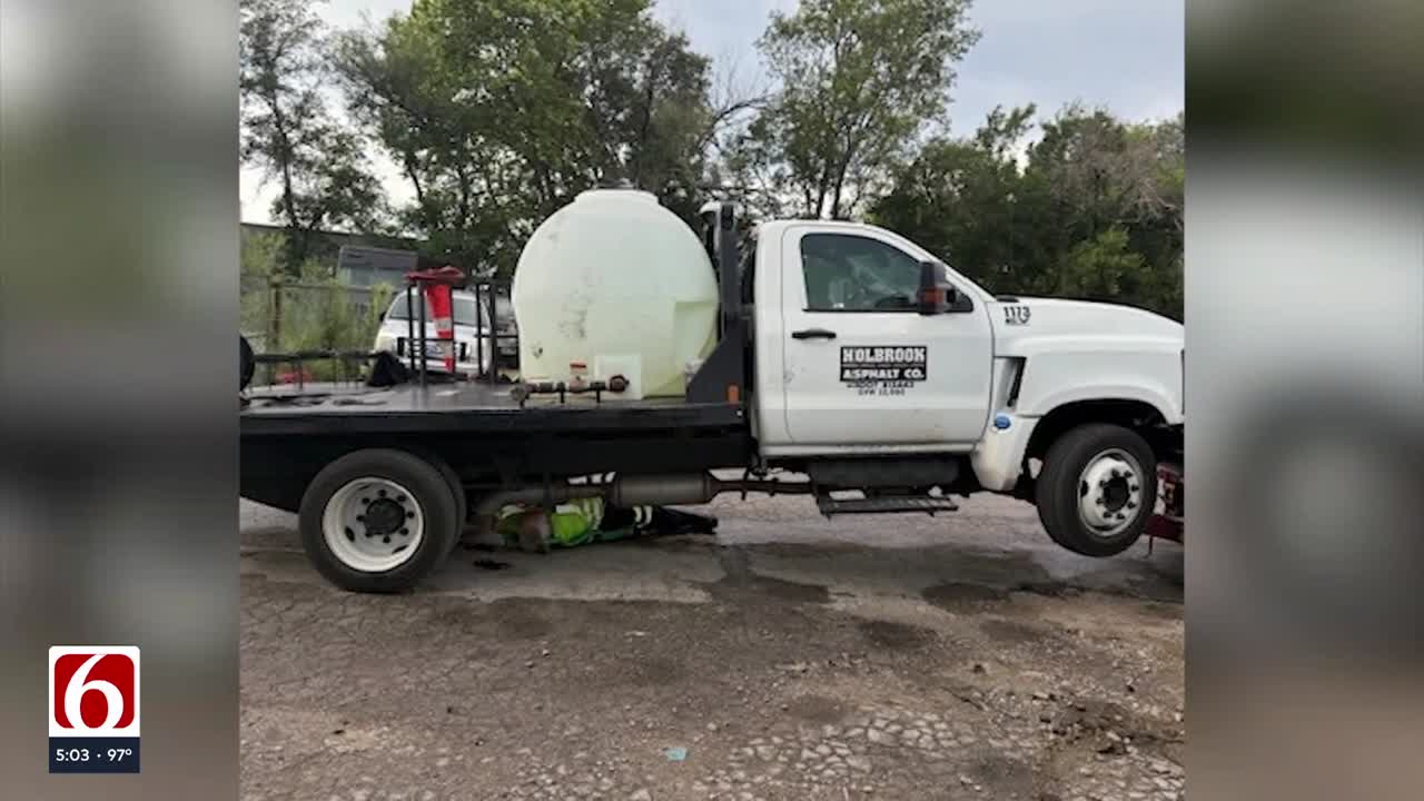 Bartlesville Police looking for thieves who stole $100,000 worth of equipment from asphalt crew