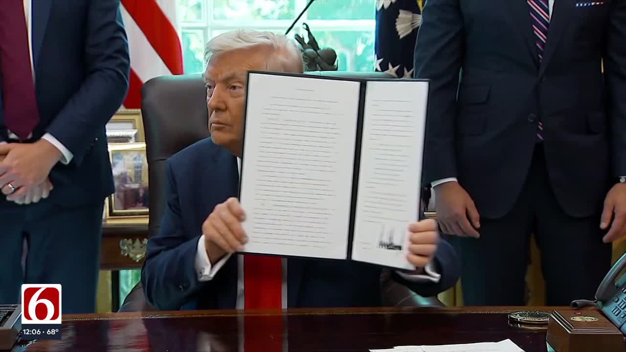 Trump signs executive orders to end cashless bail in D.C. and ban flag burning