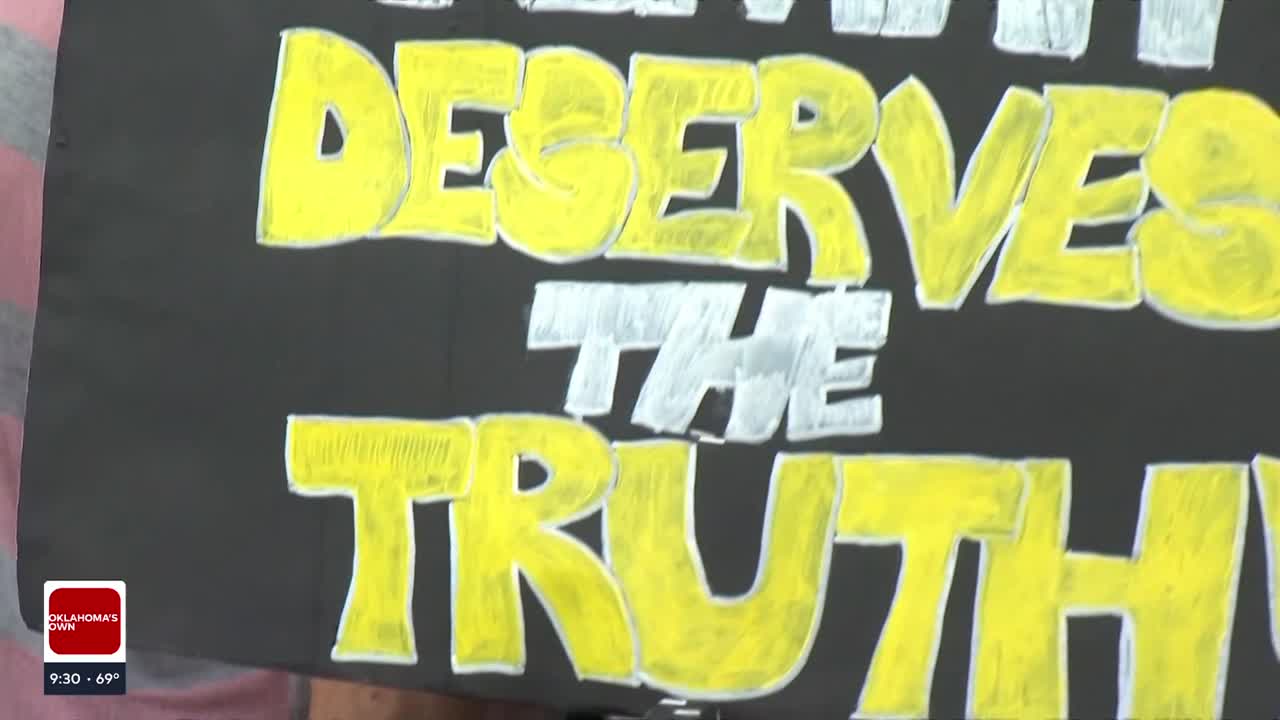 Dozens protest at Okemah’s city council meeting after three officers, including chief, fired