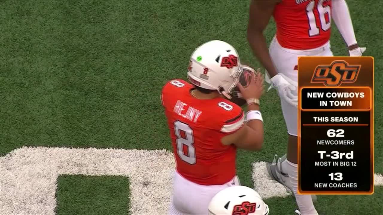 OSU Starting Quarterback Hauss Hejny suffers injury in first half of season opener against UT Martin