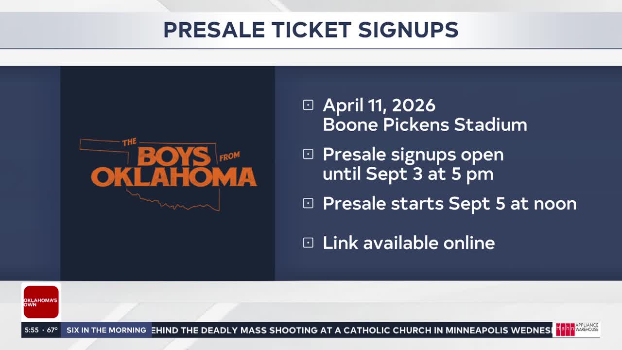 Boone Pickens Stadium to host The Boys from Oklahoma: Round 2