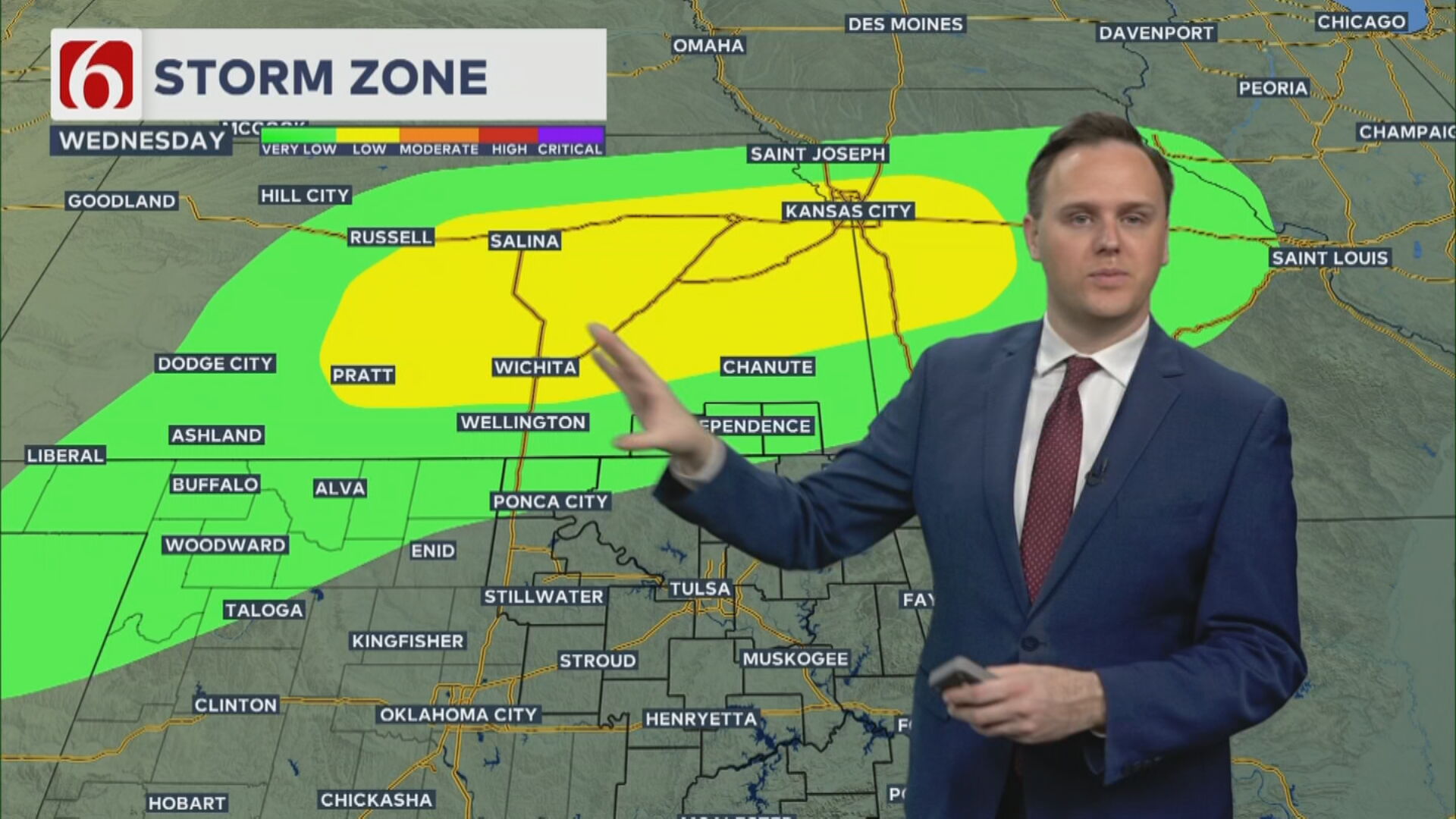 Tulsa Weather: Warm Wednesday, but another cool-down ahead