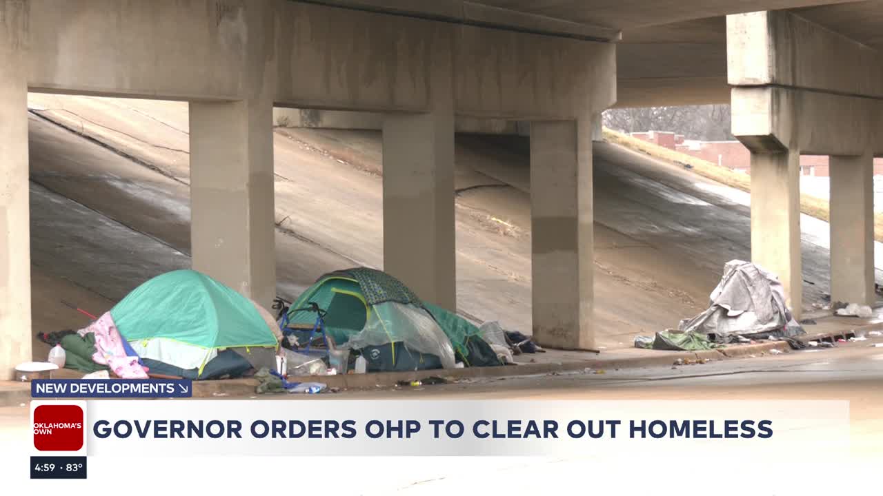 Operation to clear Tulsa homeless encampments launched by Gov. Stitt, Mayor Nichols responds