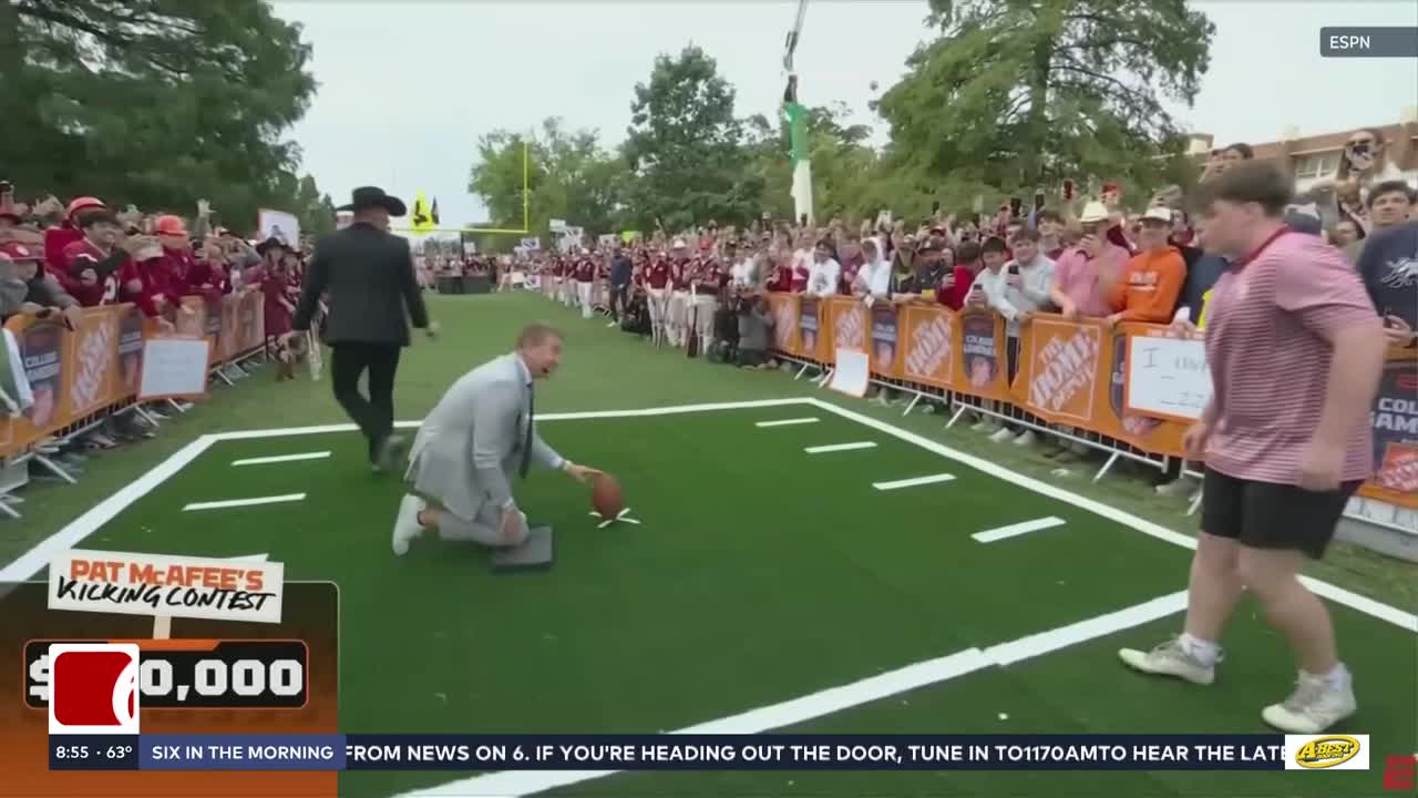 University of Oklahoma freshman wins $200,000 with College GameDay field goal