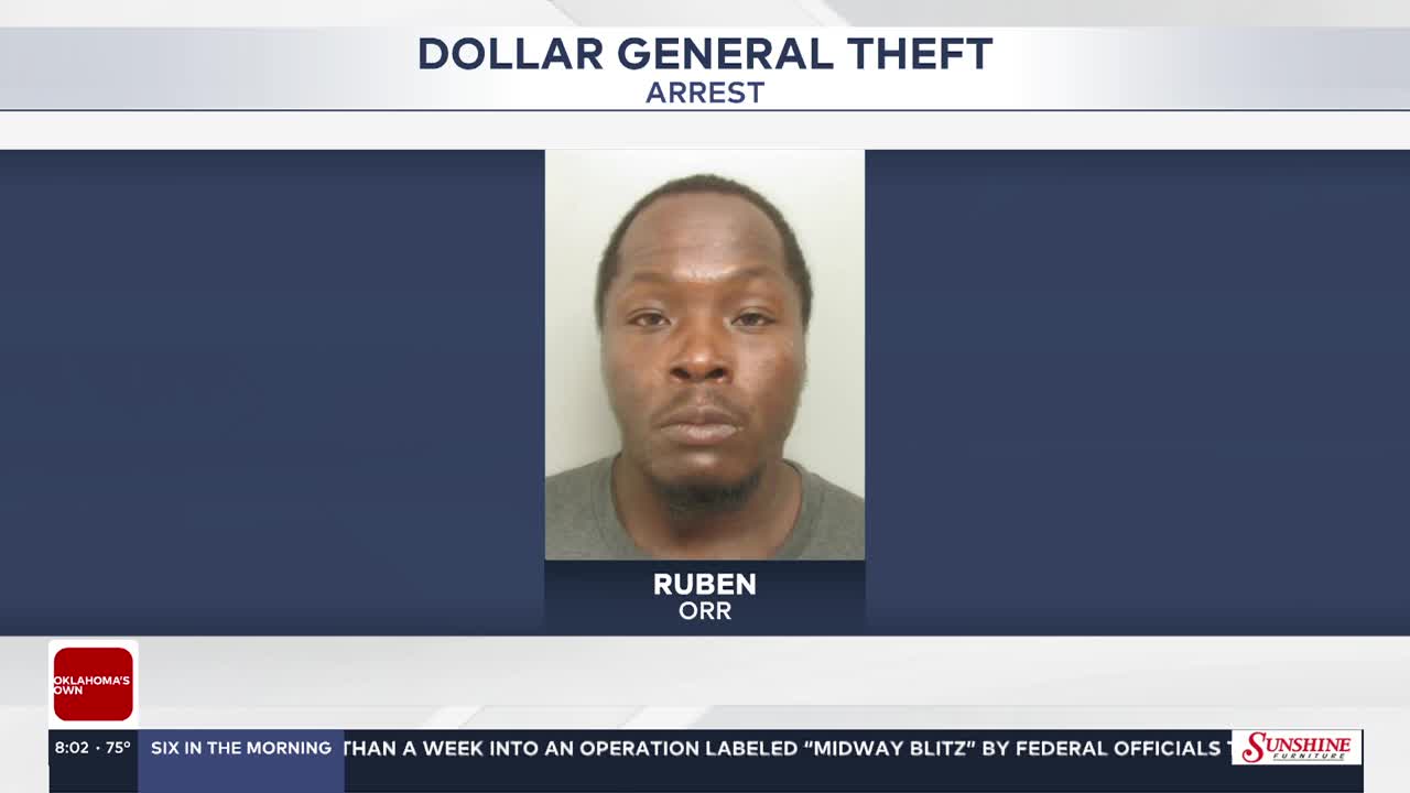 Tulsa police arrest man accused of stealing from Dollar General