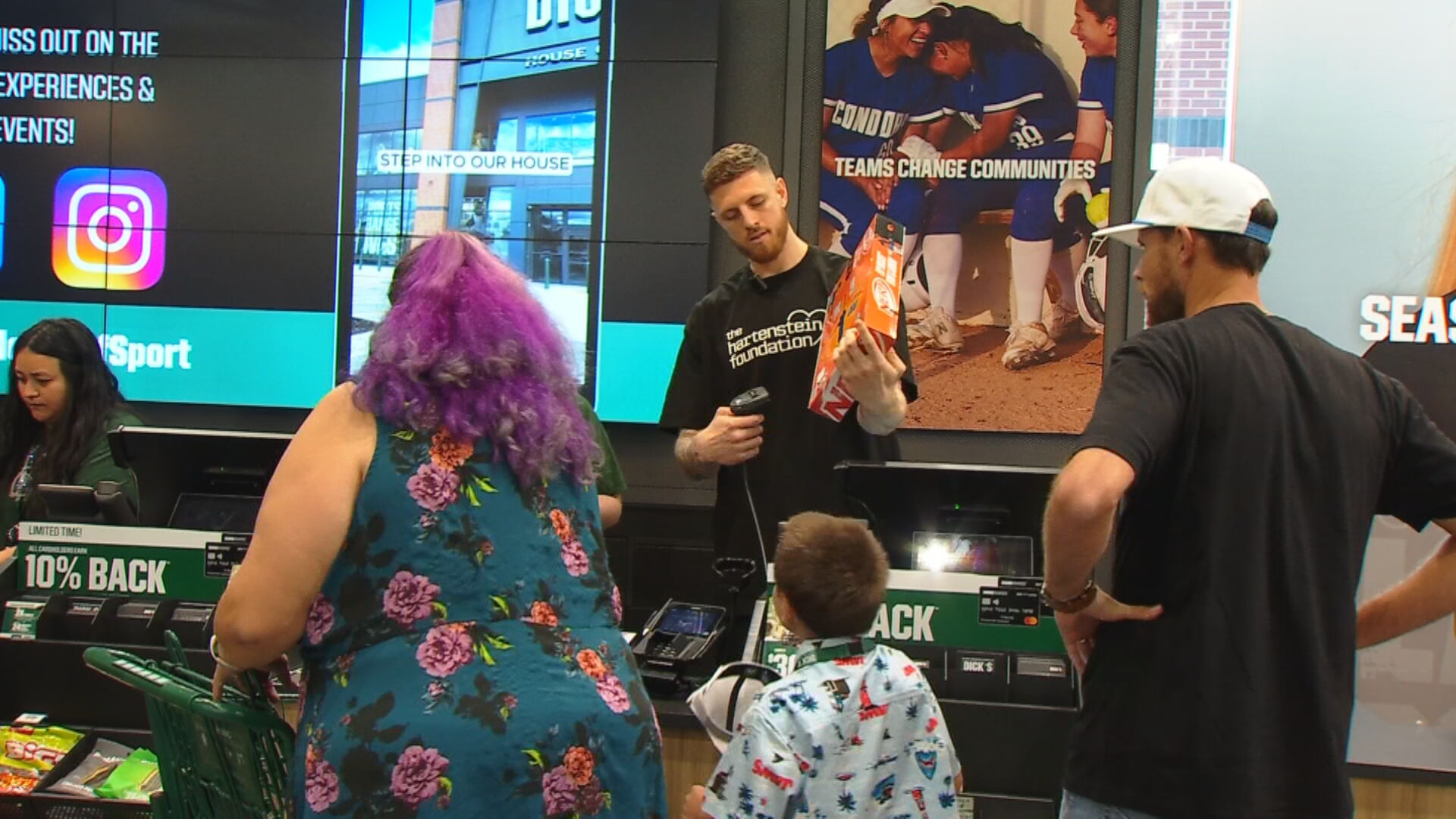 Hartenstein Foundation surprises 12 Oklahoma kids with shopping spree